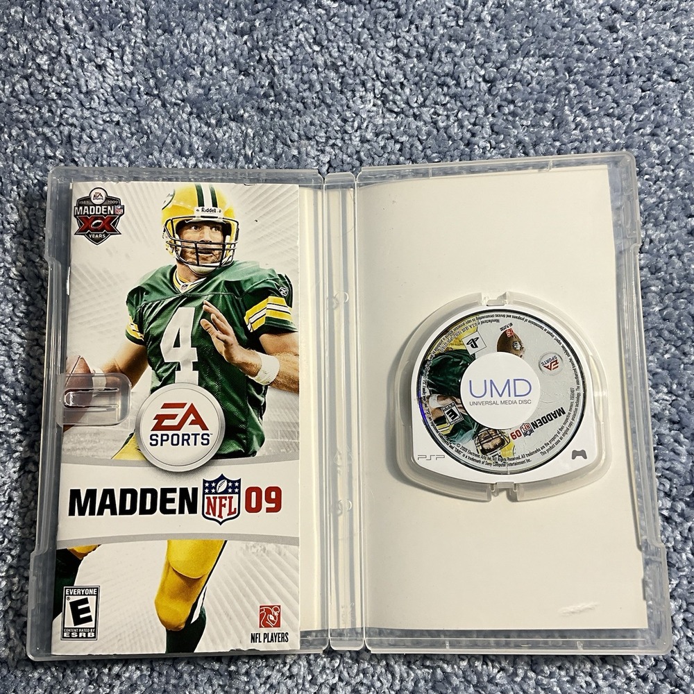 PSP Madden NFL 09 Sony For PSP UMD Football 2E Playstation Portable - Picture 3 of 5